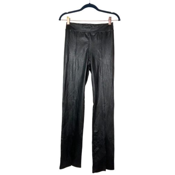 Commando Faux Leather Split Front Pants NWT - Picture 2 of 6
